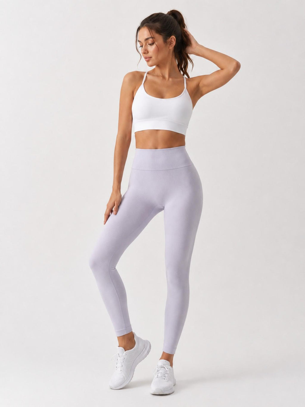 Leggings Sportivi a Vita Alta Senza Cuciture | Yoga & Shaping