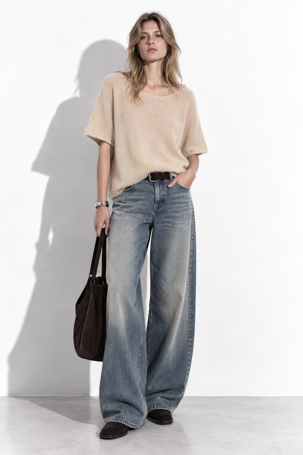 Maglia a Maniche Corte con Girocollo | Stile Casual
