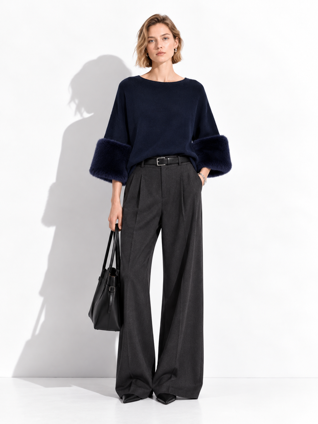 Maglia Loose con Maniche Svasate | Stile Elegante
