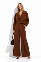 Giacca in Finta Pelle Scamosciata | Stile Casual