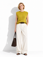 Maglia Loose Senza Maniche con Girocollo | Stile Casual