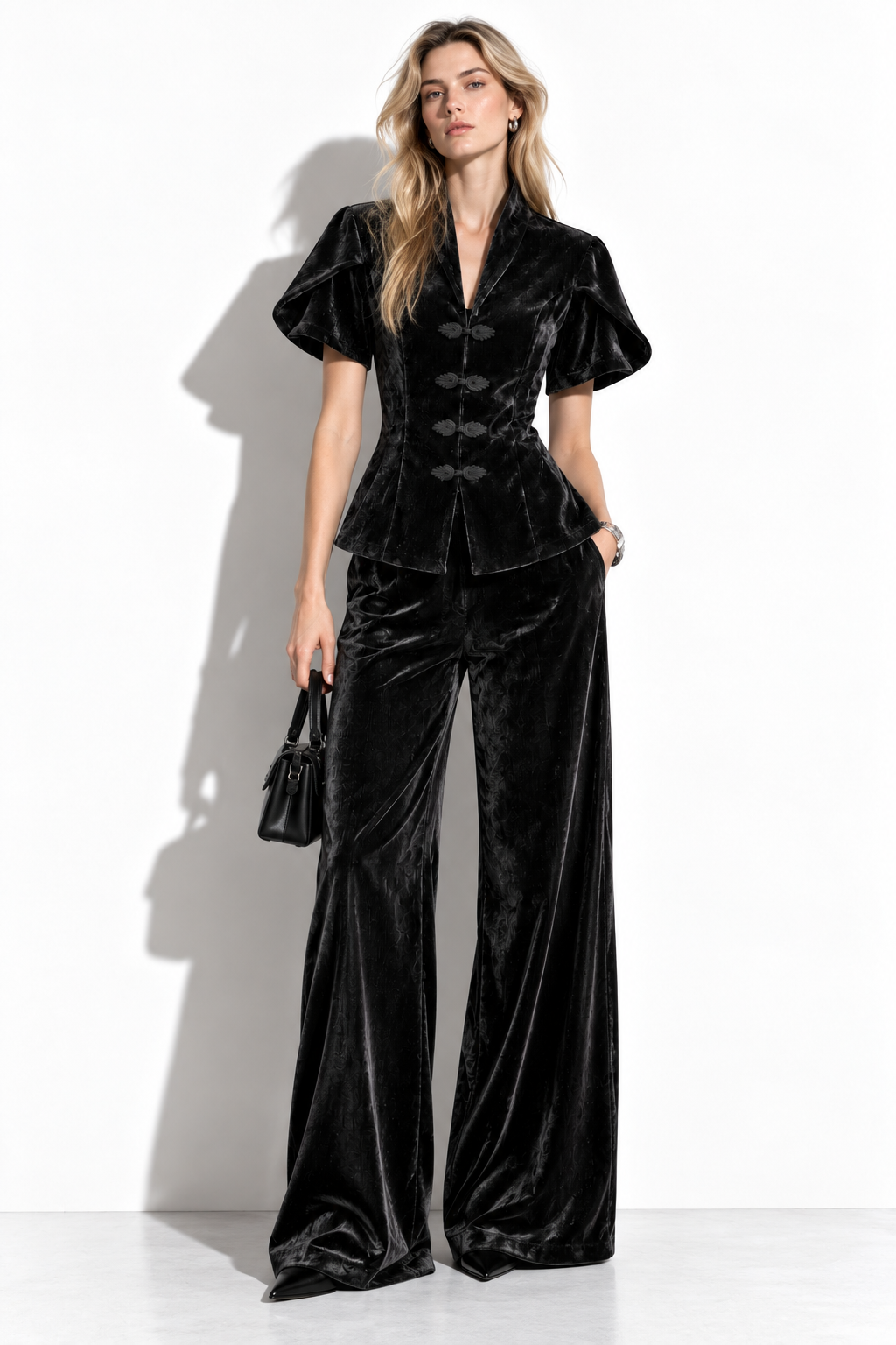 Completo in Velluto con Giacca e Pantaloni | Stile Vintage