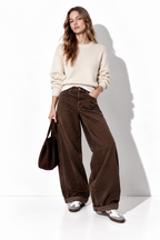 Jeans a Vita Alta con Gamba Larga | Stile Casual