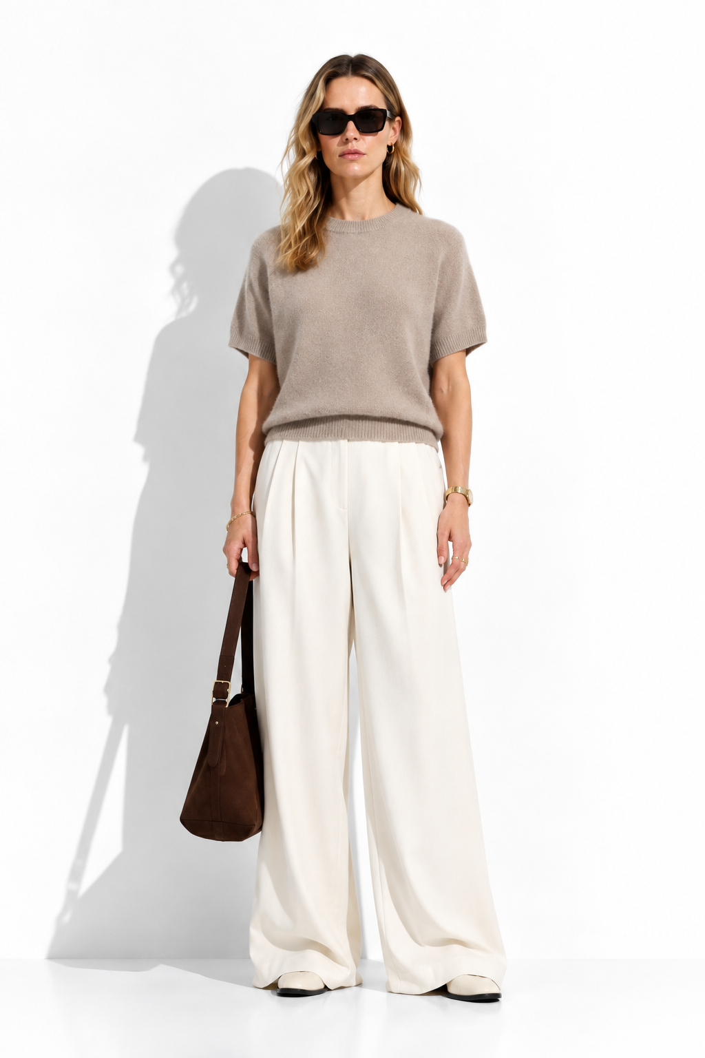 Maglia a Maniche Corte con Girocollo | Stile Casual