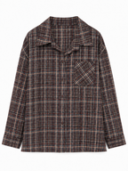 Camicia a Quadri con Tasca e Bottoni | Stile Casual