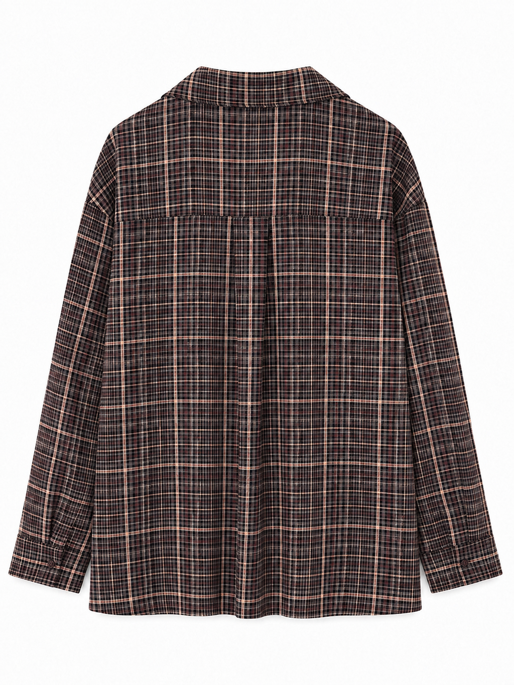 Camicia a Quadri con Tasca e Bottoni | Stile Casual