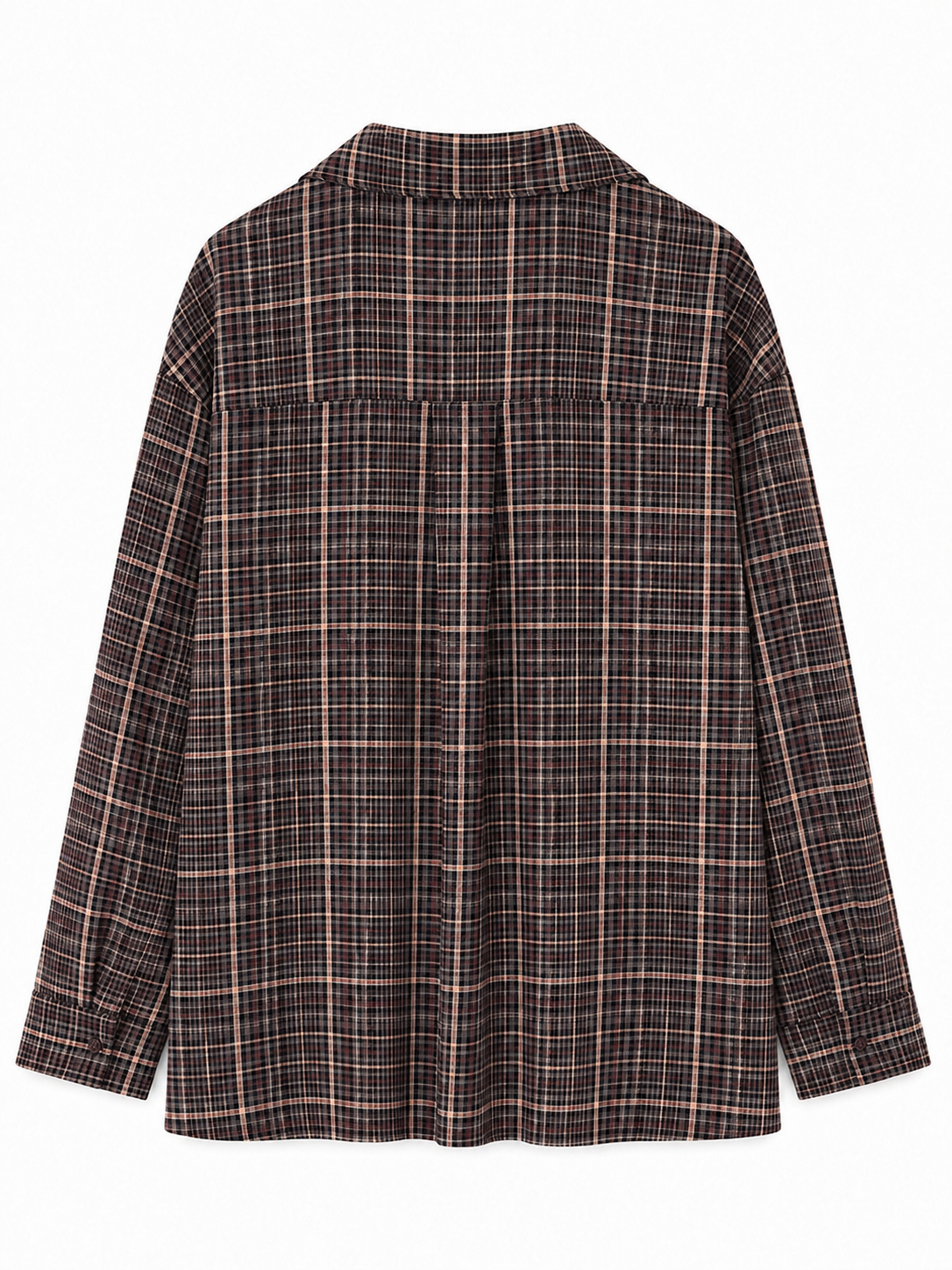 Camicia a Quadri con Tasca e Bottoni | Stile Casual