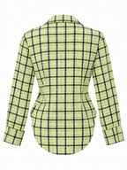 Camicia a Quadri con Arricciatura in Vita | Stile Casual