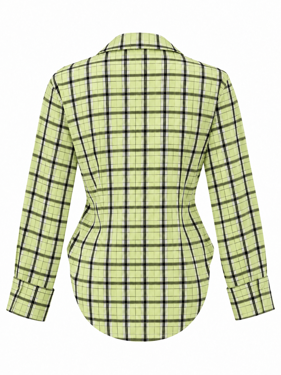 Camicia a Quadri con Arricciatura in Vita | Stile Casual