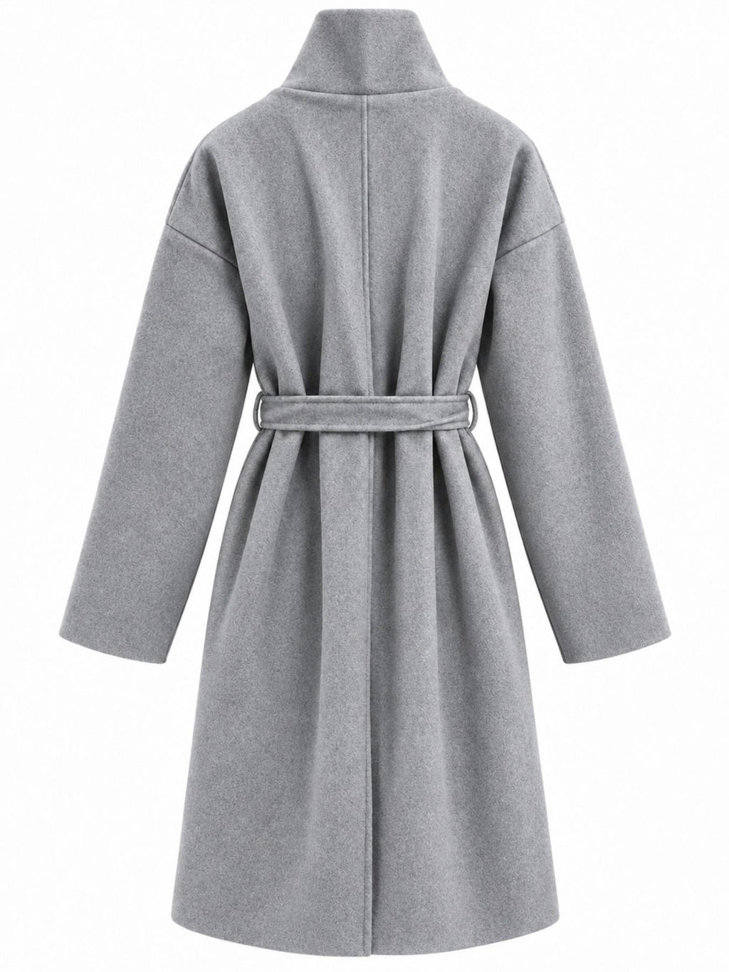 Cappotto Lungo Doppiopetto con Cintura | Stile Elegante