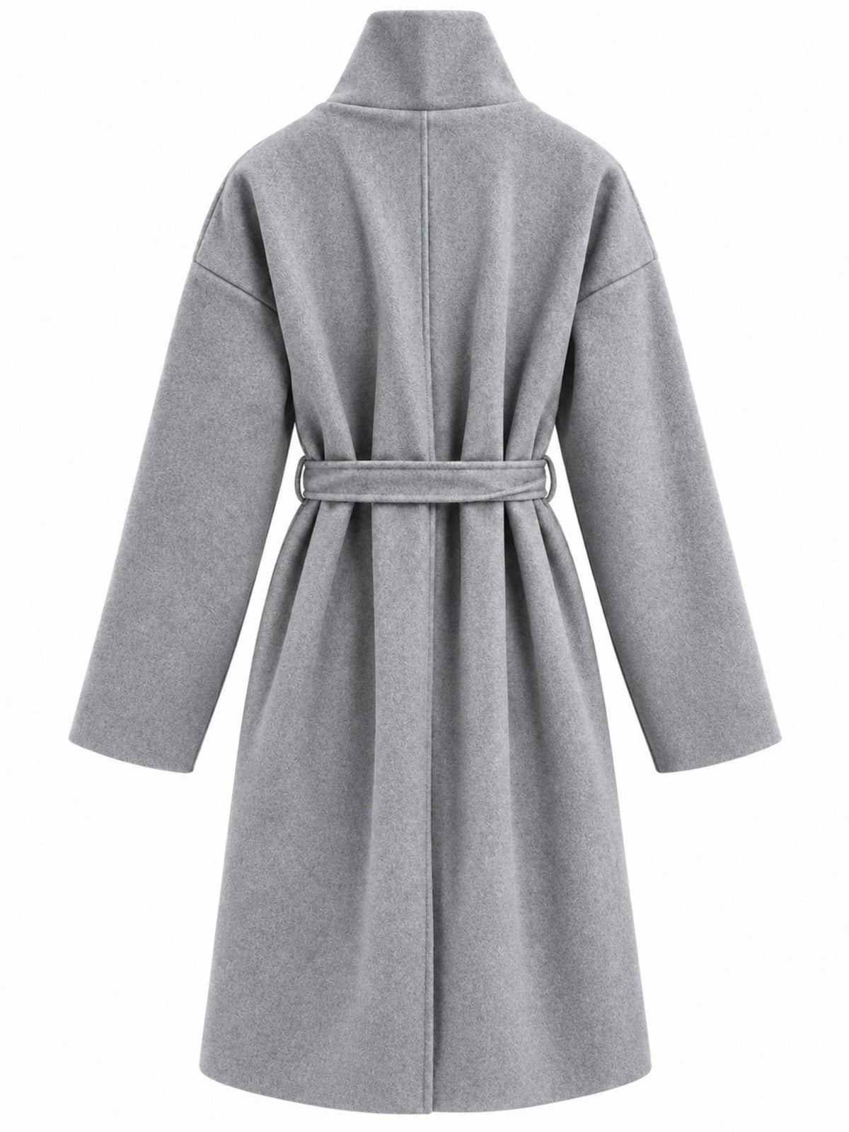 Cappotto Lungo Doppiopetto con Cintura | Stile Elegante