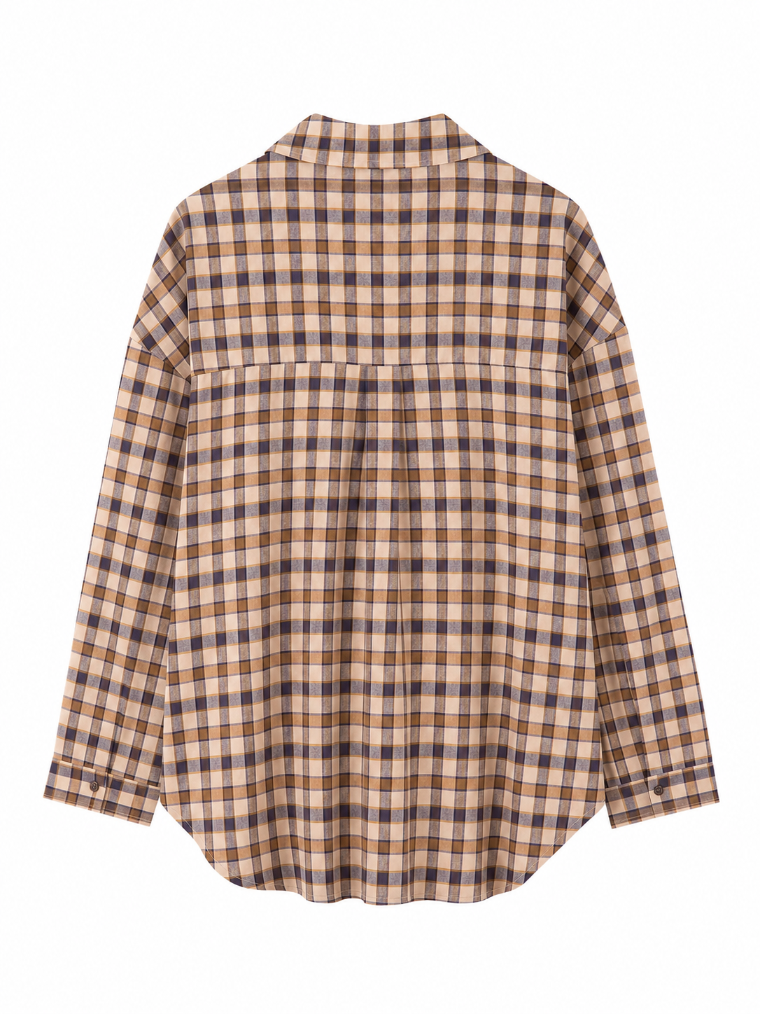 Camicia a Quadri con Colletto e Bottoni | Stile Casual
