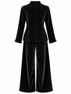 Completo in Velluto con Giacca e Pantaloni | Stile Vintage