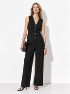 Completo Gilet e Pantaloni Palazzo