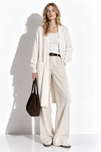 Cardigan Lungo a Maglia con Tasche | Stile Casual