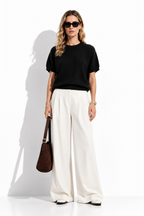 Maglia a Maniche Corte con Girocollo | Stile Casual