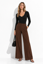 Tuta a Costine Maniche Lunghe con Girocollo | Basic Slim