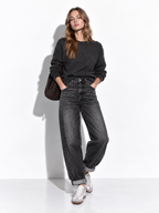 Jeans a Vita Alta con Gamba Dritta | Stile Casual