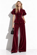 Completo in Velluto con Giacca e Pantaloni | Stile Vintage