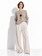 Maglia a Maniche Ampia con Collana Inclusa | Stile Casual
