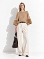 Maglia Loose con Maniche Svasate | Stile Elegante