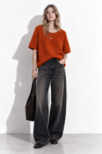 Maglia a Maniche Corte con Girocollo | Stile Casual