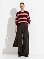 Maglia a Righe con Scollo Rotondo e Maniche Lunghe | Stile Casual