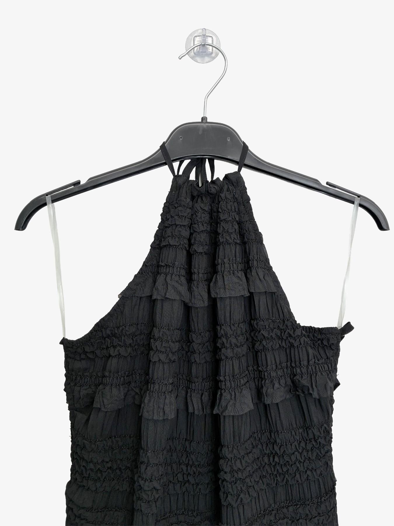 URBANREVERSE Maxi Dress Halter Dress Women Long Dress Backless Dress Ruffle Dress Bodycon Dress Elegant Dress Evening Dress Party Dress Summer Outfit Chic Style Fashion Trend Spring Summer Made in Italy
