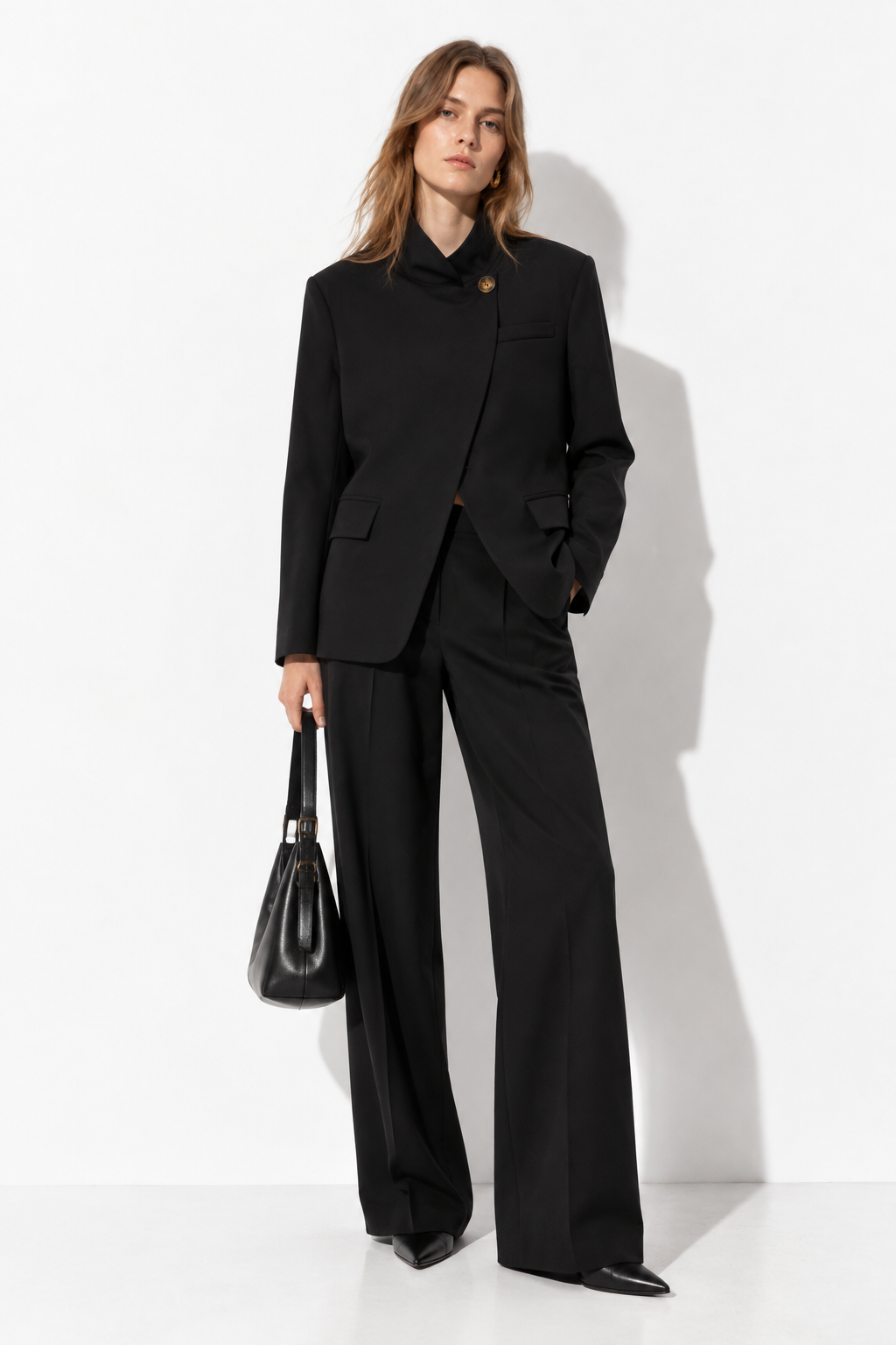 Blazer Strutturato in Tessuto Leggero