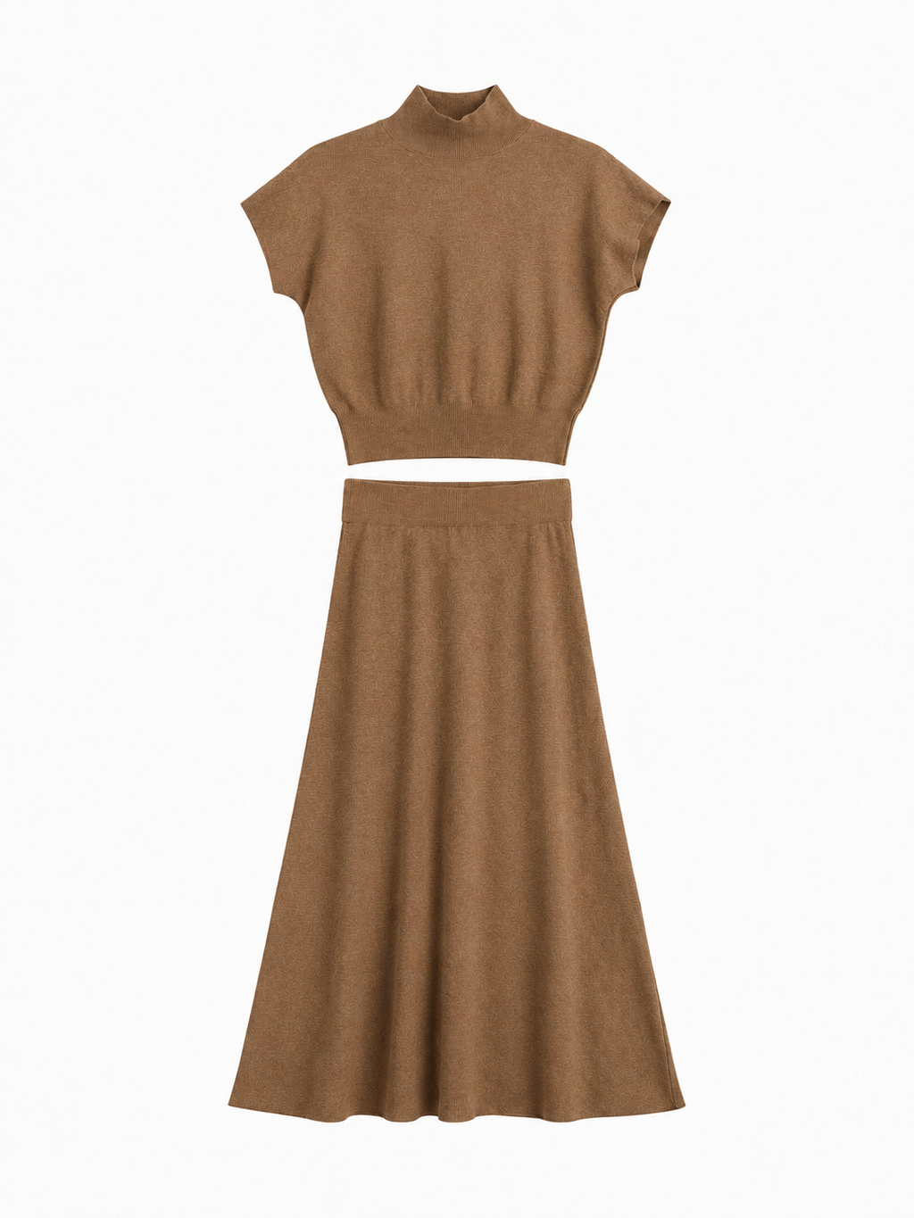 Completo a Maglia con Gonna a Portafoglio | Stile Elegante