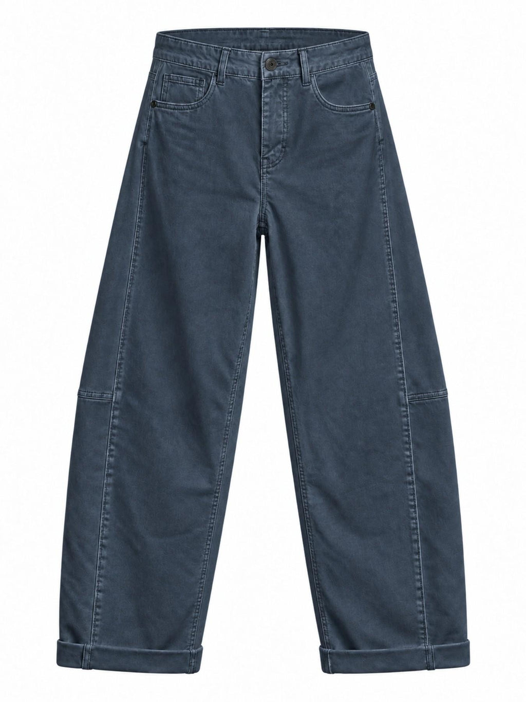 Jeans a Vita Alta con Gamba Larga | Stile Casual