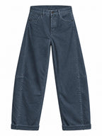 Jeans a Vita Alta con Gamba Larga | Stile Casual