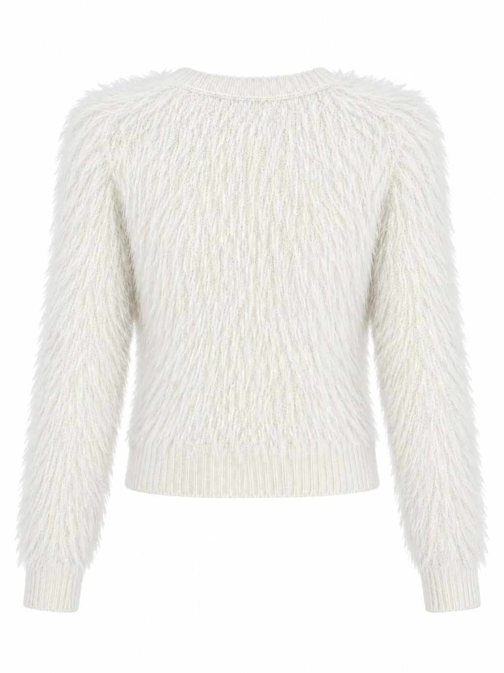 Cardigan a Maglia con Scollo a V e Bottoni | Stile Casual