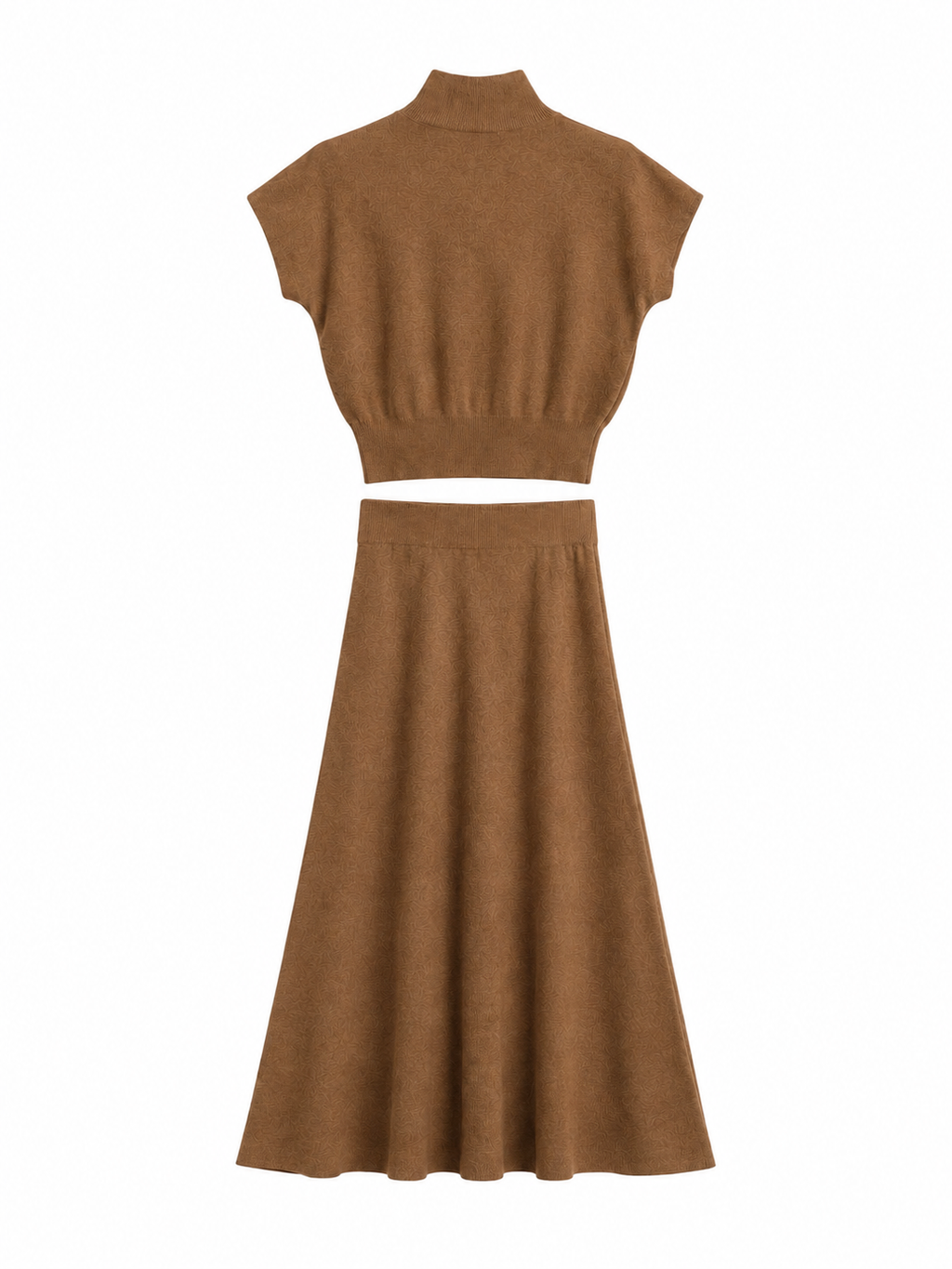 Completo a Maglia con Gonna a Portafoglio | Stile Elegante