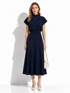 Completo a Maglia con Gonna a Portafoglio | Stile Elegante