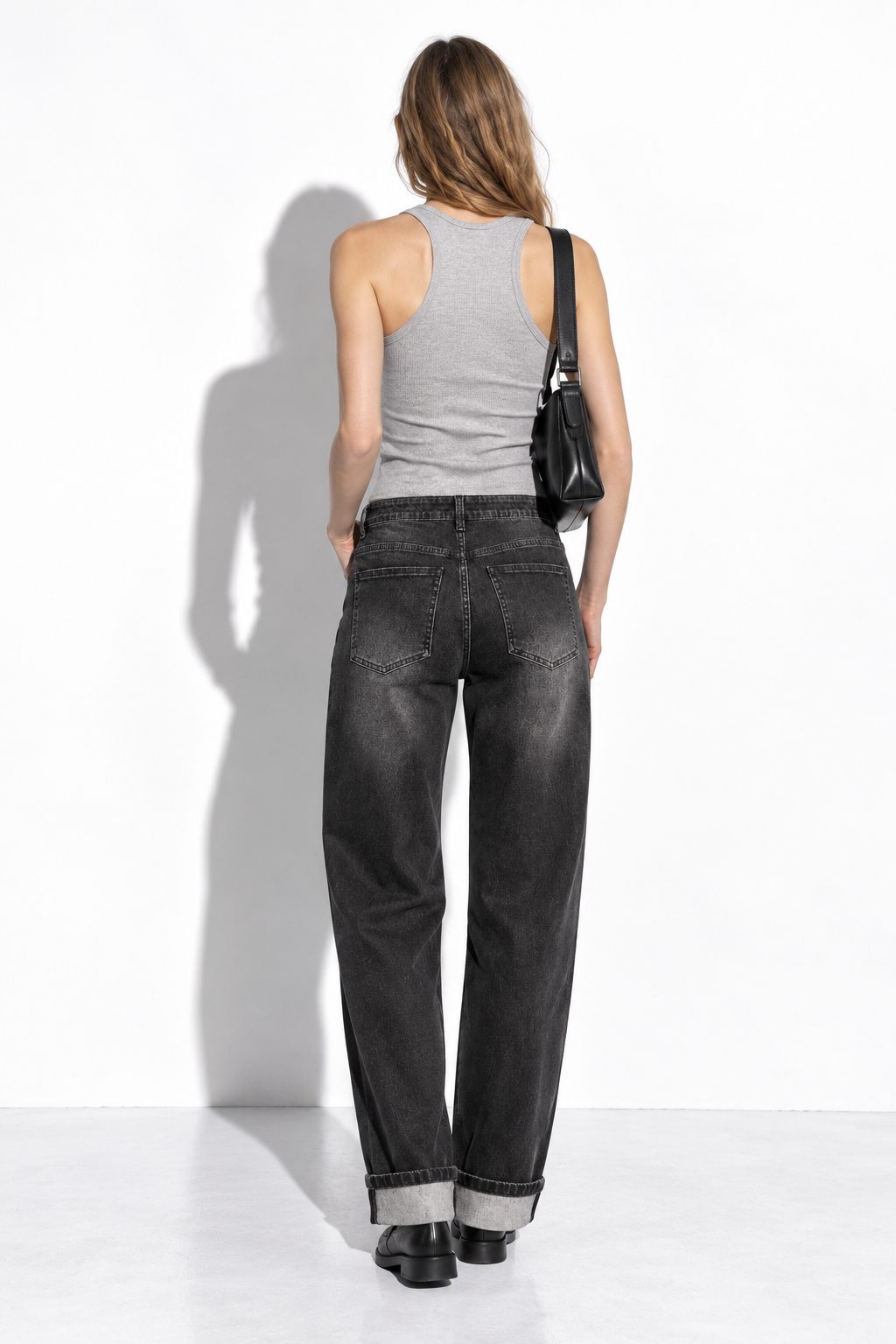 Jeans a Vita Alta con Gamba Dritta | Stile Casual