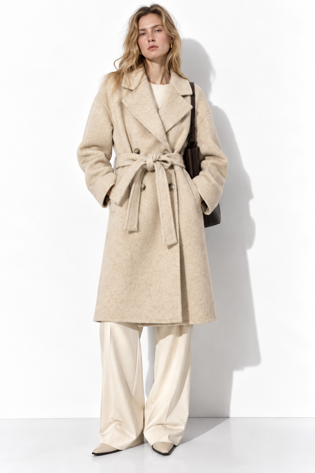 Cappotto Lungo Loose a Maniche Lunghe | Stile Casual