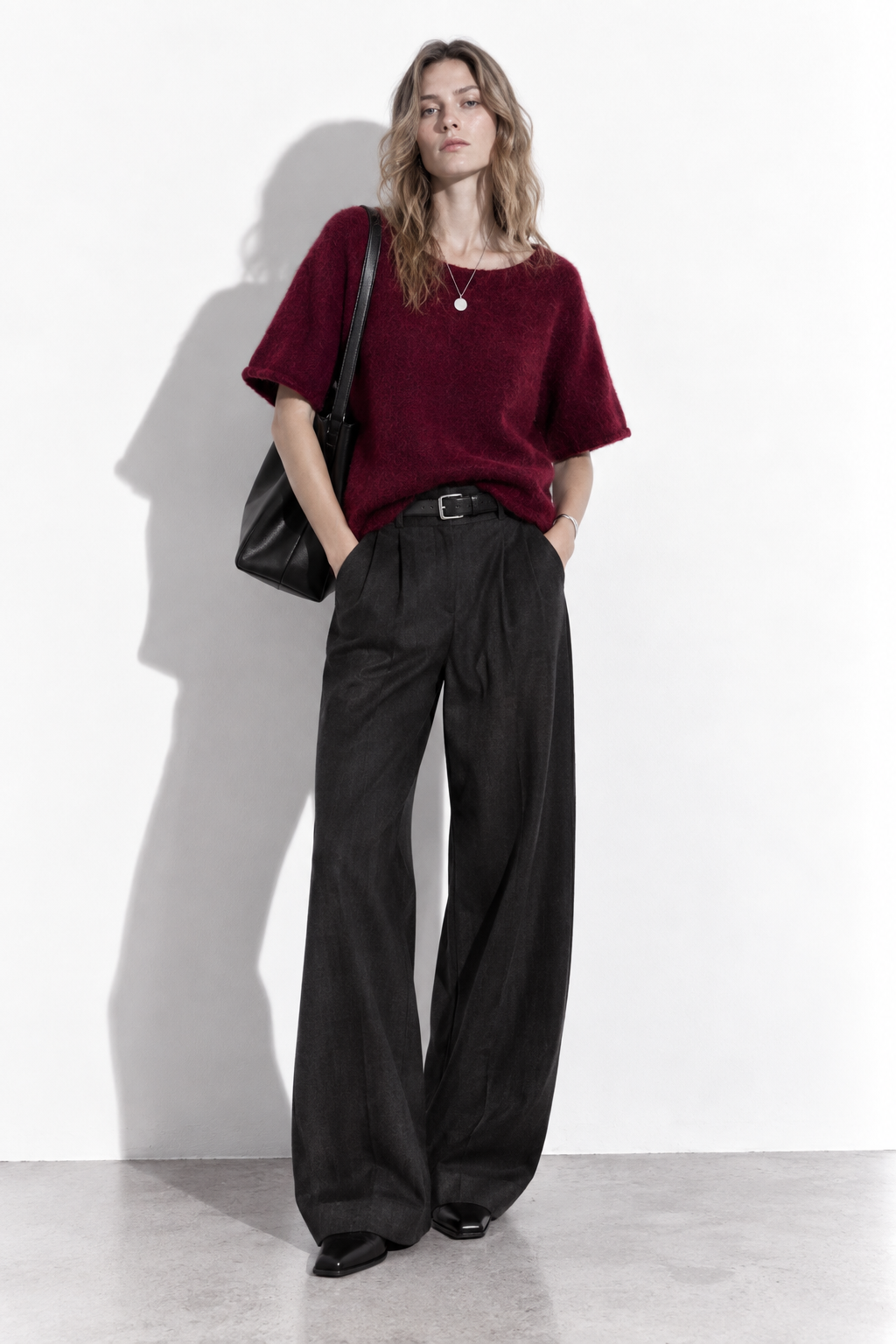 Maglia a Maniche Corte con Girocollo | Stile Casual