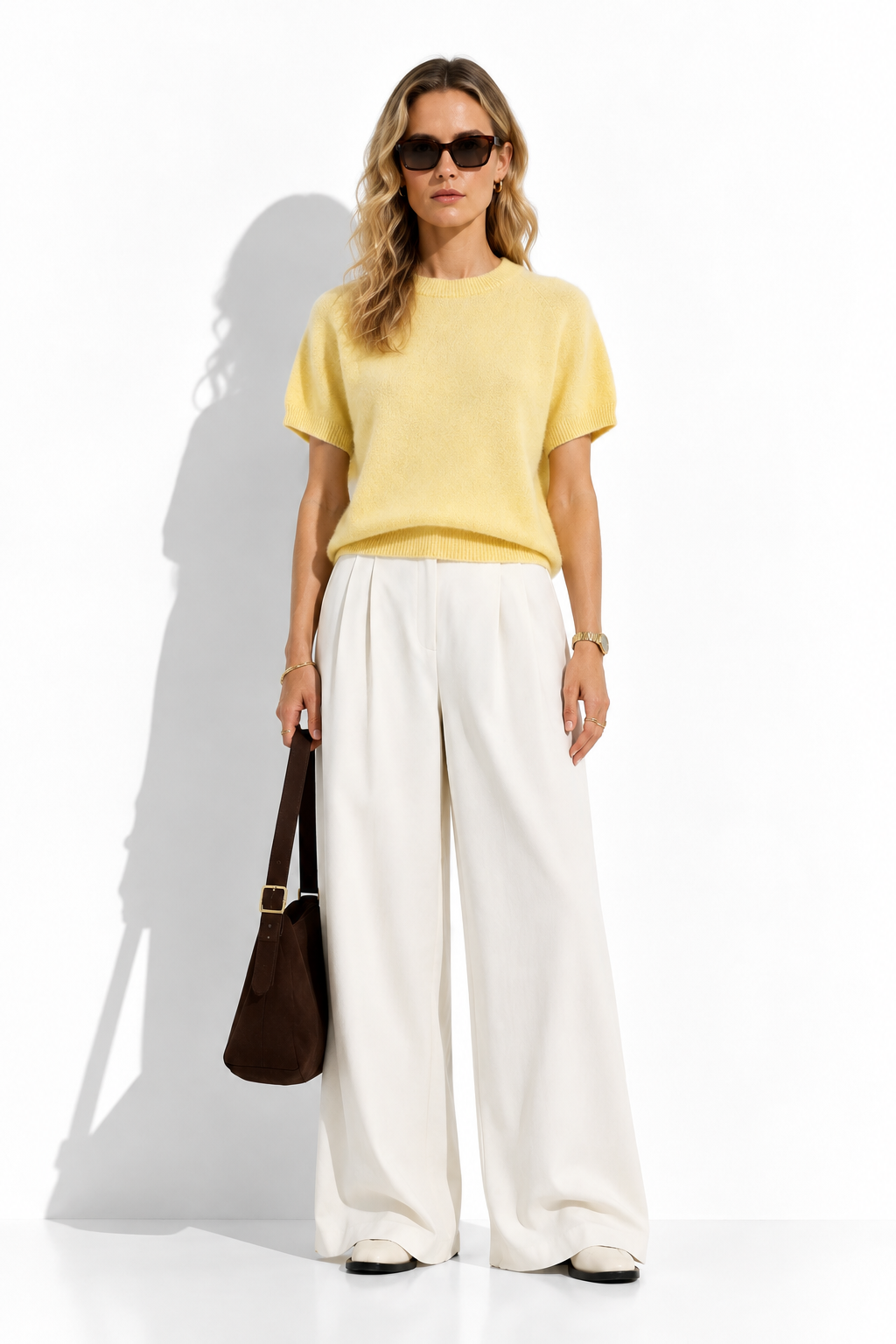 Maglia a Maniche Corte con Girocollo | Stile Casual