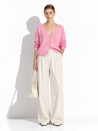 Cardigan a Maglia con Scollo a V e Bottoni | Stile Casual