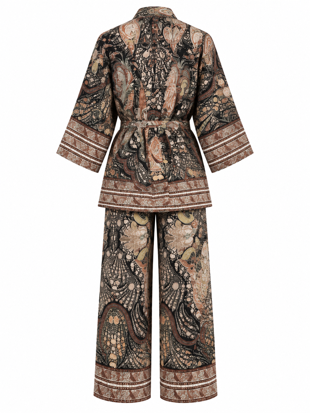Kimono and Palazzo Pants Set