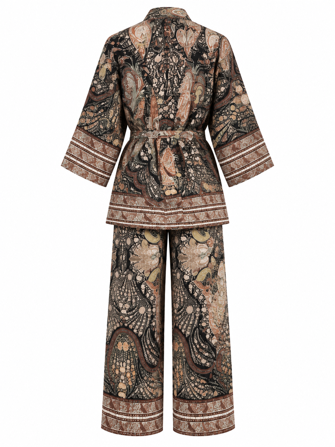 Completo Kimono e Pantaloni Palazzo