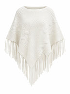 Maglia a Mantella con Frange | Stile Casual