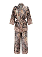 Kimono and Palazzo Pants Set