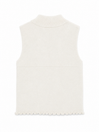 Sleeveless Knit Top with High Neck | Casual Style