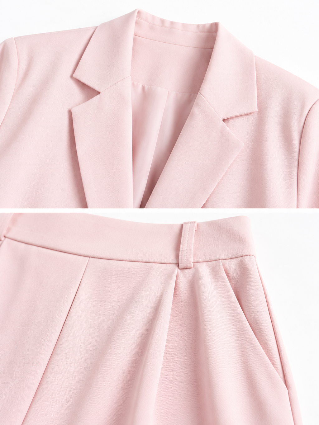 Structured Blazer and Oversized Trousers Set