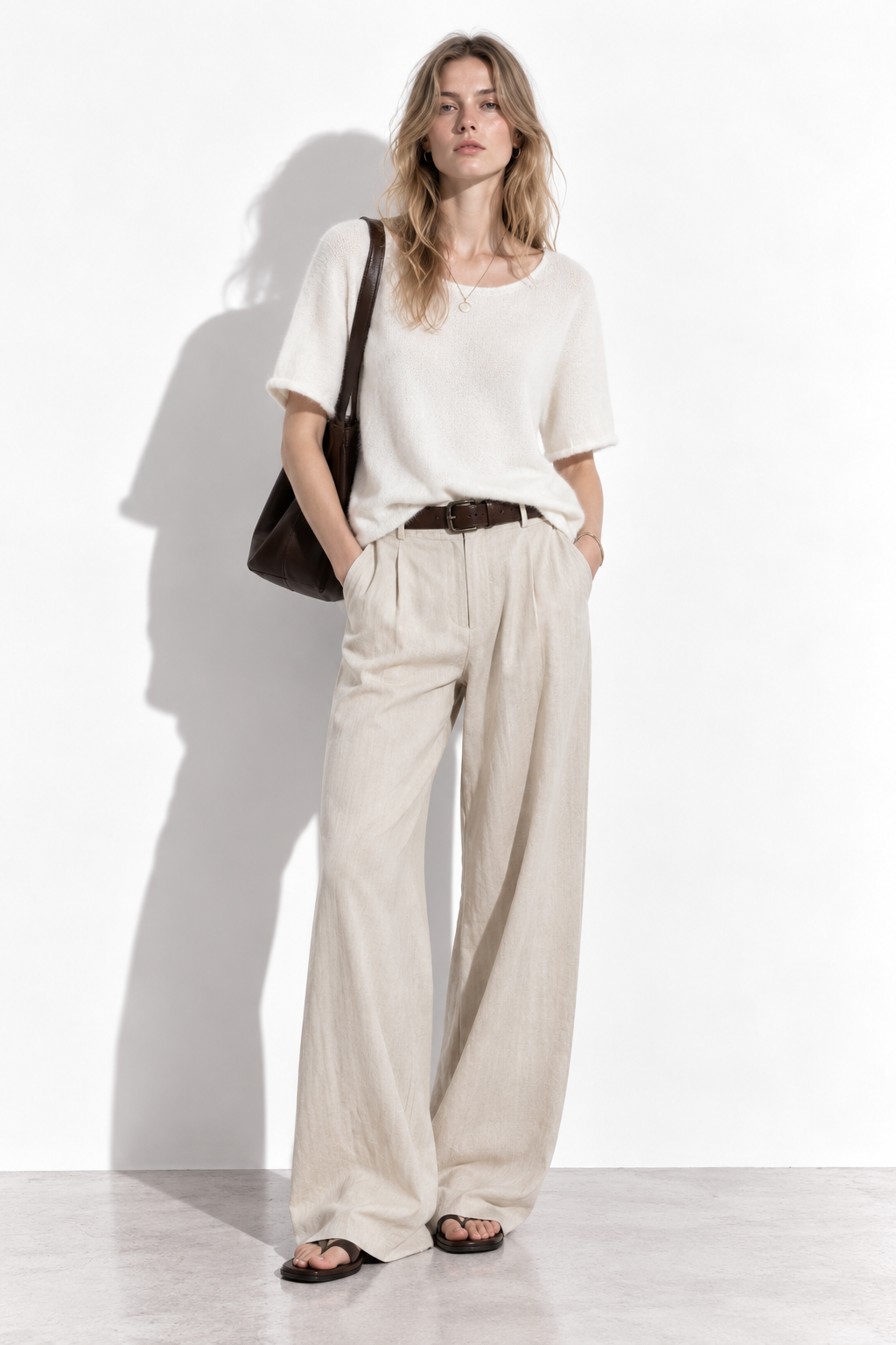 Maglia a Maniche Corte con Girocollo | Stile Casual
