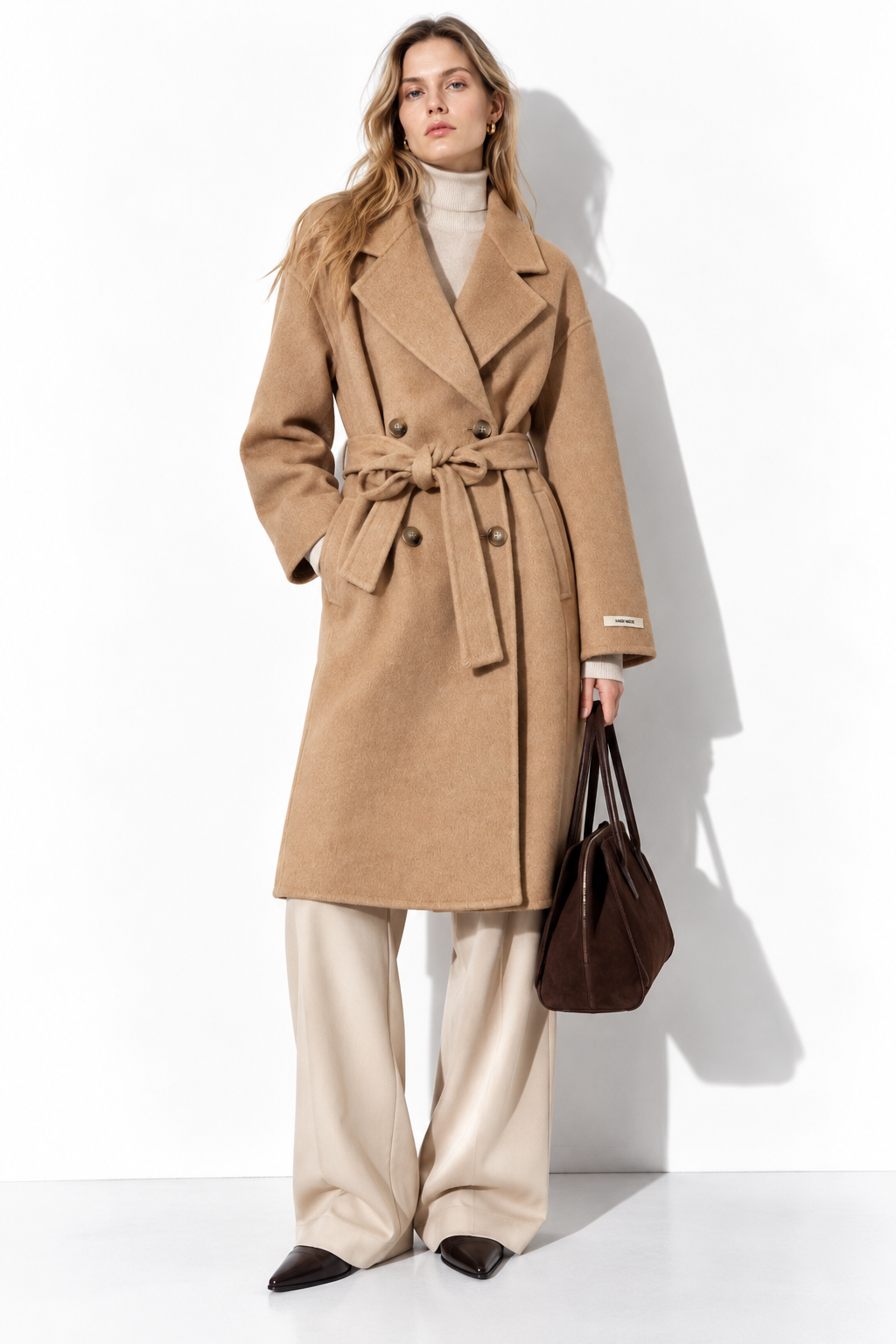 Cappotto Lungo Loose a Maniche Lunghe | Stile Casual