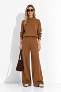 Completo a Maglia con Top e Pantaloni Largo | Stile Invernale