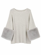 Maglia Loose con Maniche Svasate | Stile Elegante